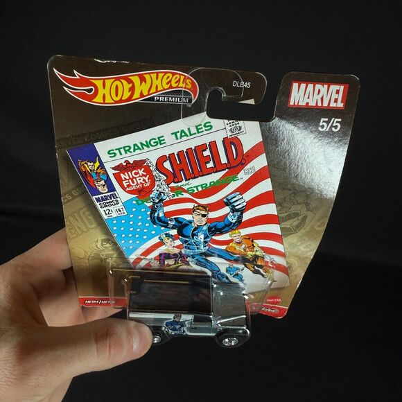 Hot Wheels Premium Marvel Comics Pop Culture Land Rover Defender Nick Fury 5/5 - Picture 2 of 6